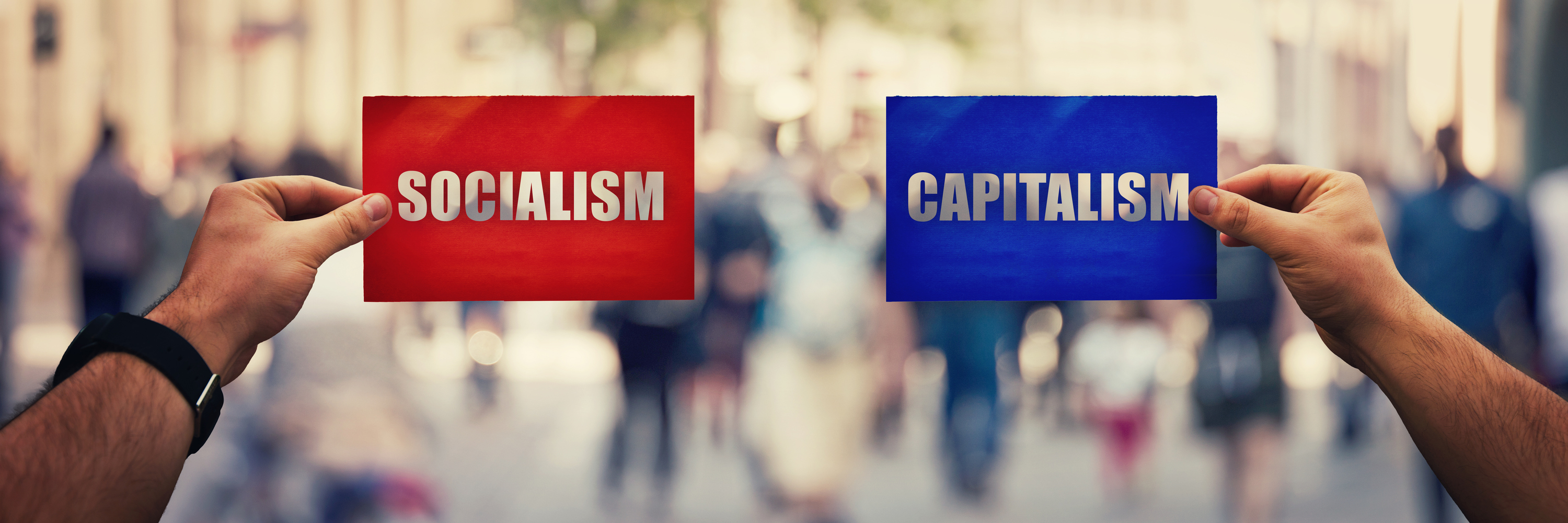 Socialism and capitalism.